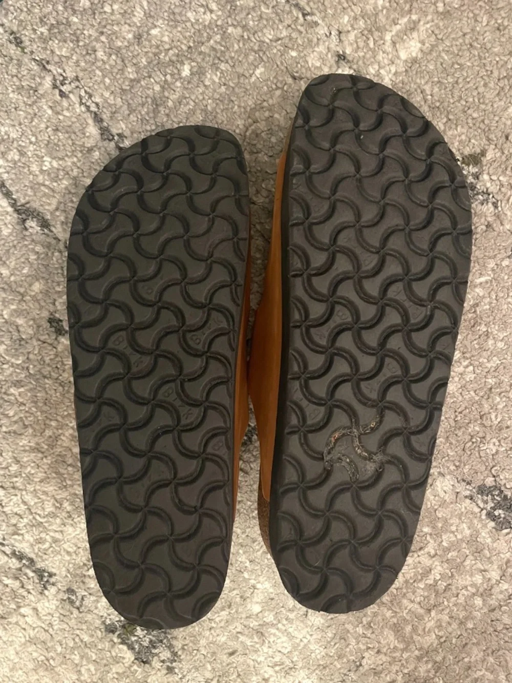 Birkenstock Papillio Arizona Flex Platform Nubuck Leather Pecan Size 40 (9-9.5)